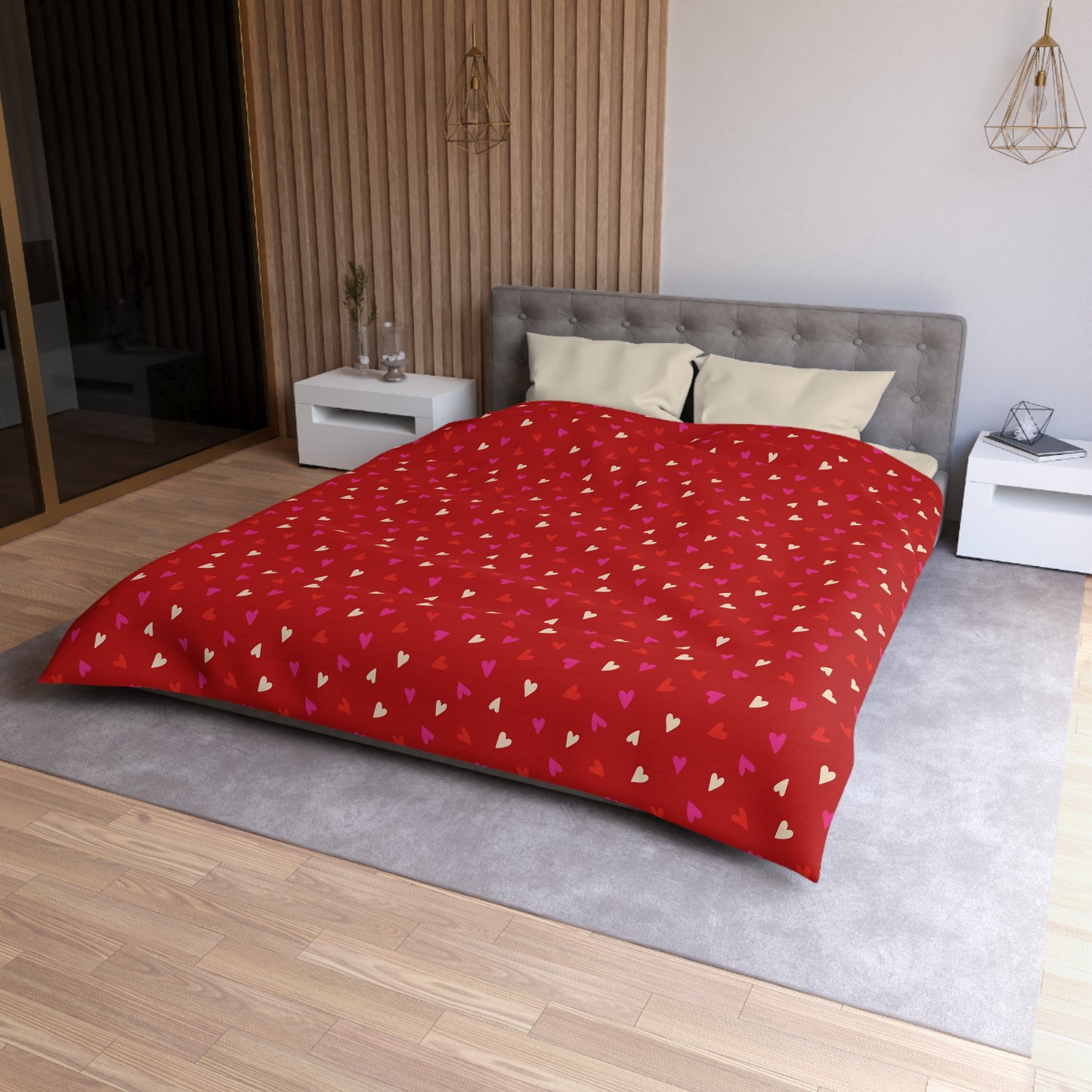 Cupid's Confetti Duvet Bedding Set