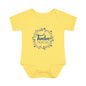 Blue Milestone Wreath Onesie-Twelve Months