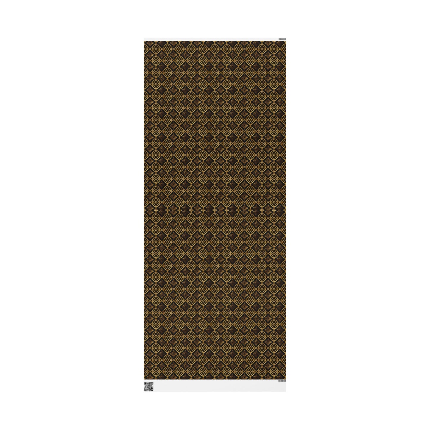 Golden Star Lattice Wrapping Paper