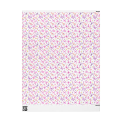 Pastel Butterfly Dreams Wrapping Paper