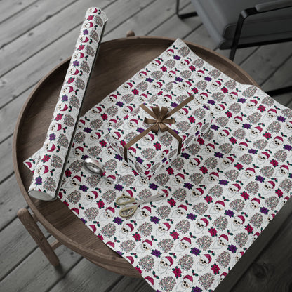 Santa Skull Wrapping Paper