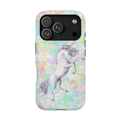 Pastel Pegasus MagSafe® Compatible Tough Case for iPhone