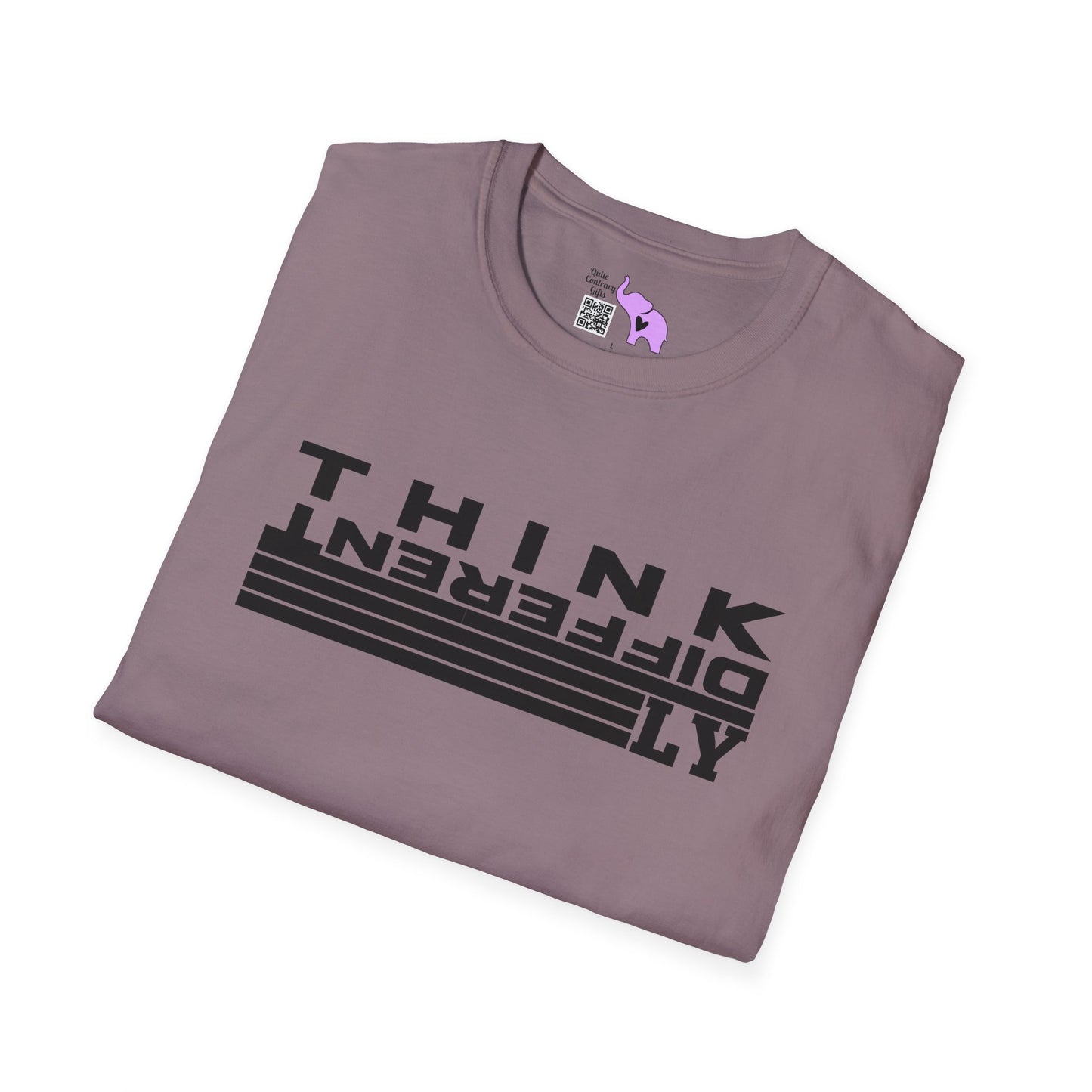 Think Differently Adult T-shirt
