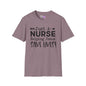 Just A Nurse Helping Jesus Save Lives Adult T-shirt