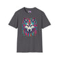 Colorful Wolf Adult T-shirt