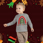 Happy Kwanzaa Arch Toddler Long Sleeve Tee