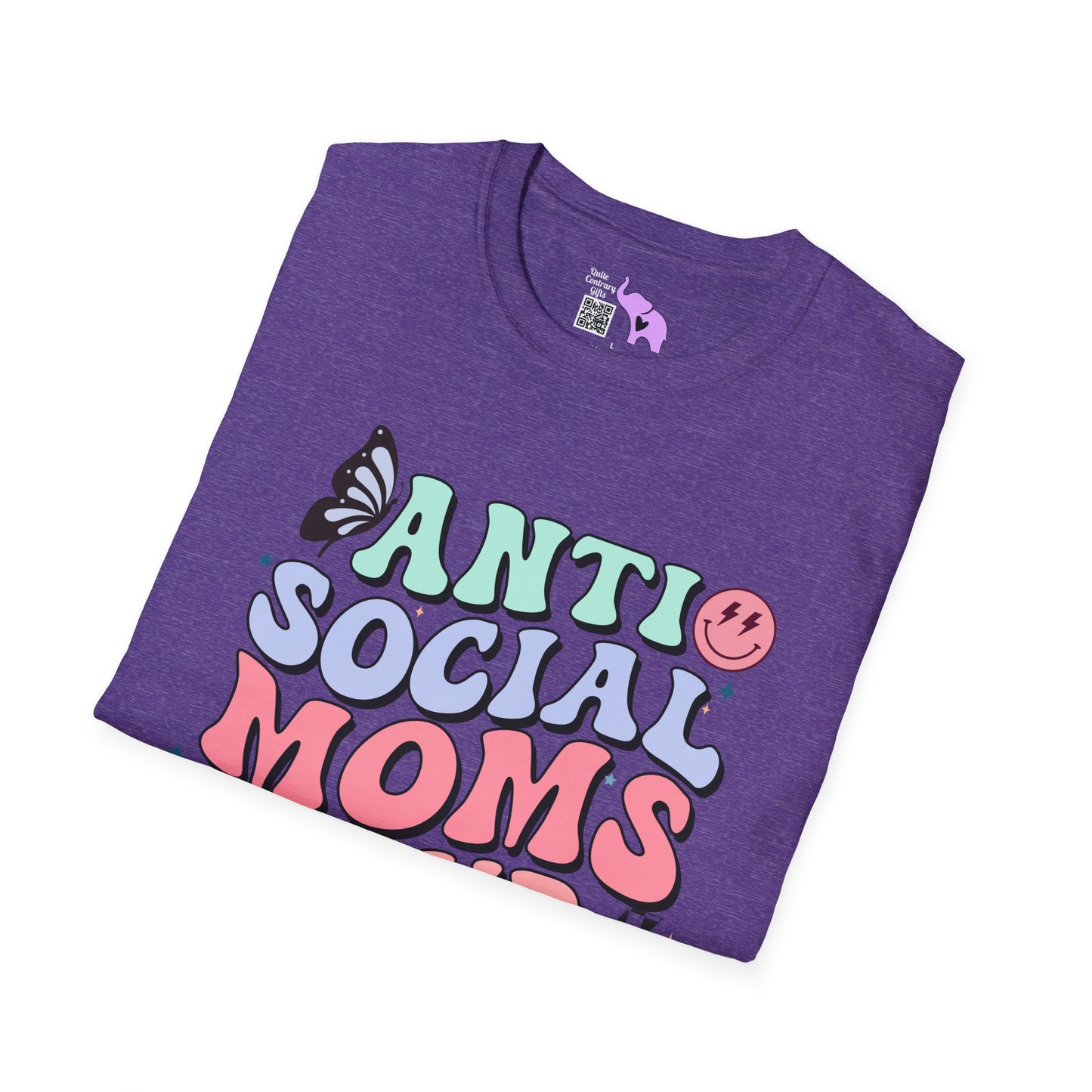 Antisocial Mom's Club Adult T-shirt
