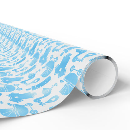 Baby Boy Keepsakes Wrapping Paper