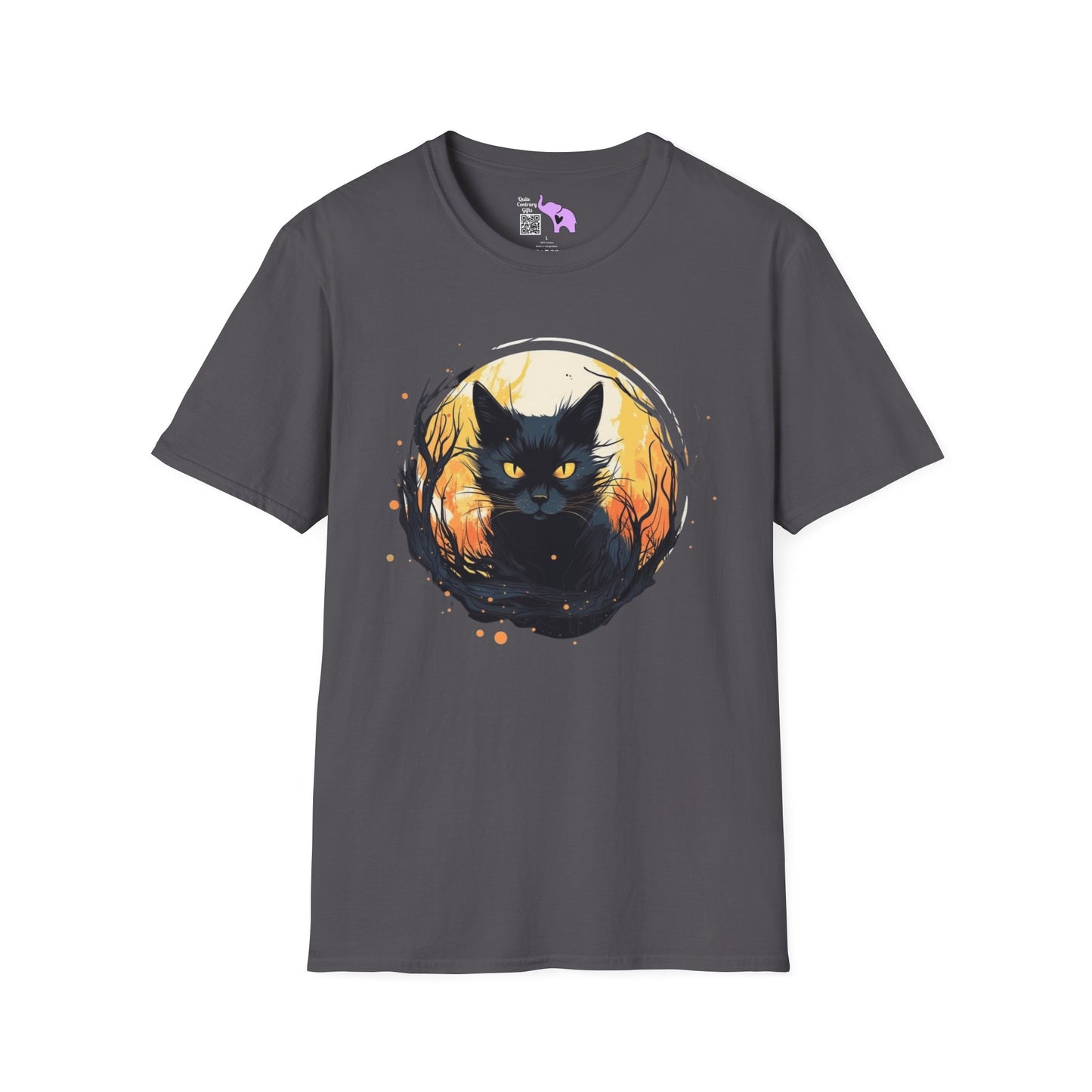 Creepy Black Cats 13 Adult T-shirt