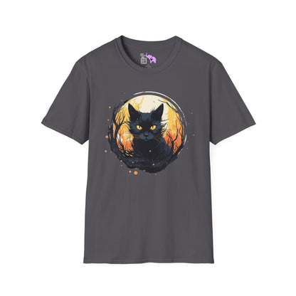 Creepy Black Cats 13 Adult T-shirt