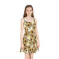 Honeycombs & Sunflowers Girls' Sleeveless Sundress