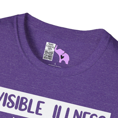 Invisible Illness: Just Because You Can't See It Doesn't Mean It's Not Real Adult T-shirt