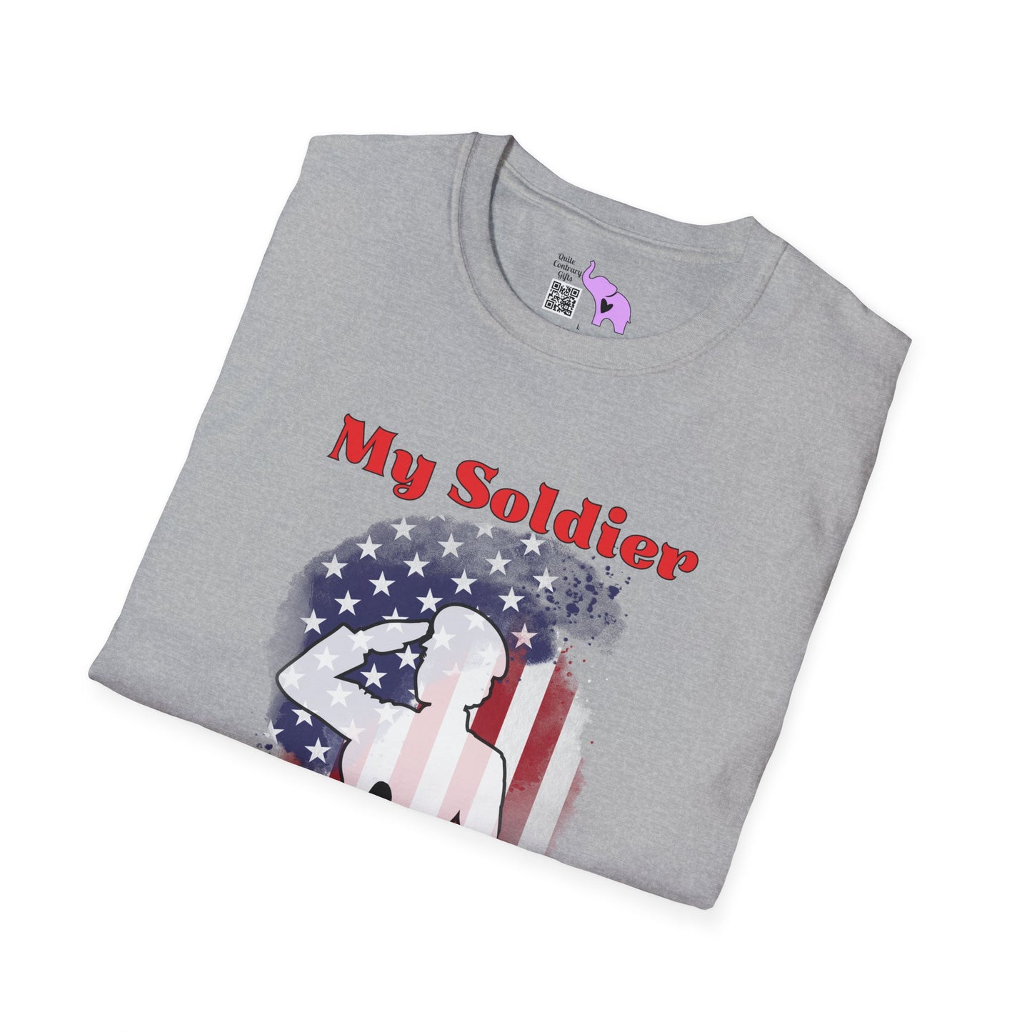 My Soldier My Daughter (Mom) Adult T-shirt