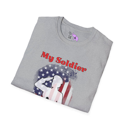 My Soldier My Daughter (Mom) Adult T-shirt