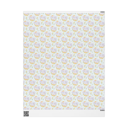Elephant in Bloom Wrapping Paper