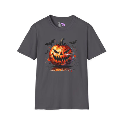 Orange Disco Pumpkin Adult T-shirt