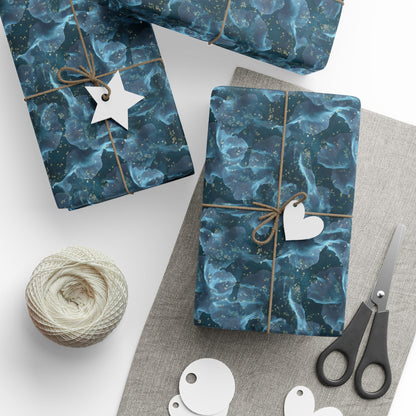 Midnight Sheer & Lace Wrapping Paper