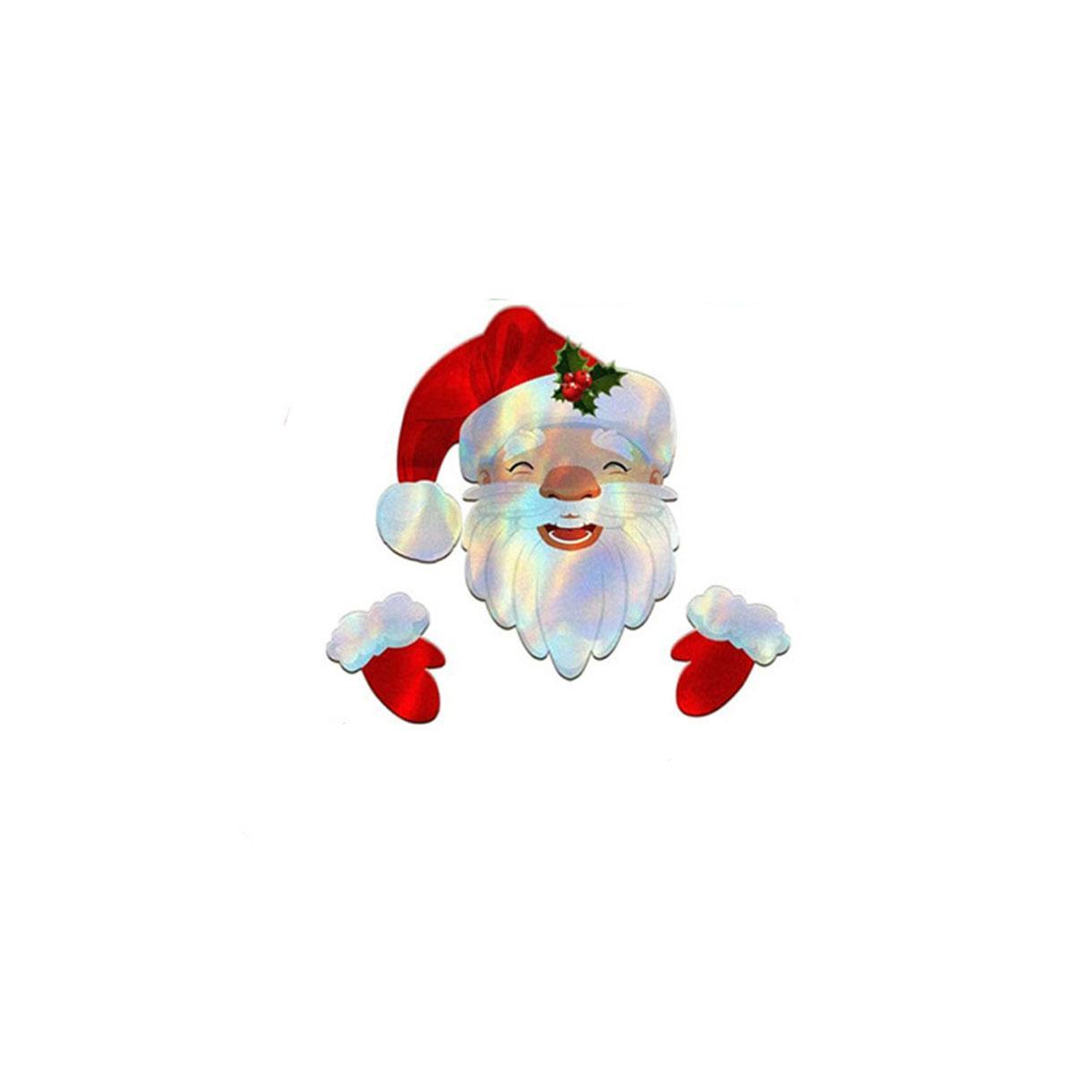Holiday Outdoor Fence Decoration Set – Santa & Reindeer