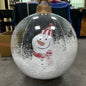 Inflatable Color-Changing Light Up Christmas Ball Lawn Ornament