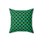 Clover Bloom Burst Throw Pillow