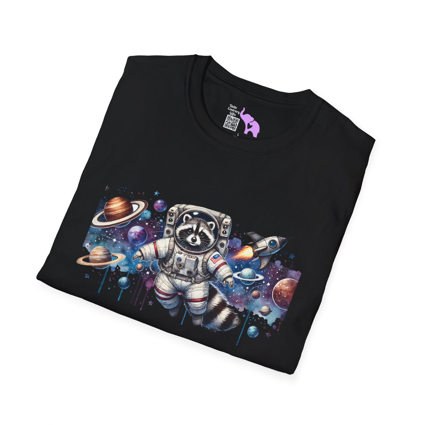 Astronaut Panda Adult T-shirt