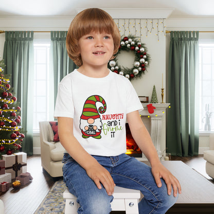 Naughty and I Gnome It Heavy Cotton™ Toddler T-shirt