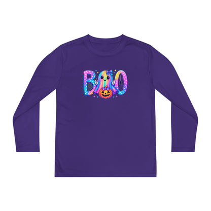 Pastel Boo Youth Long Sleeve Tee