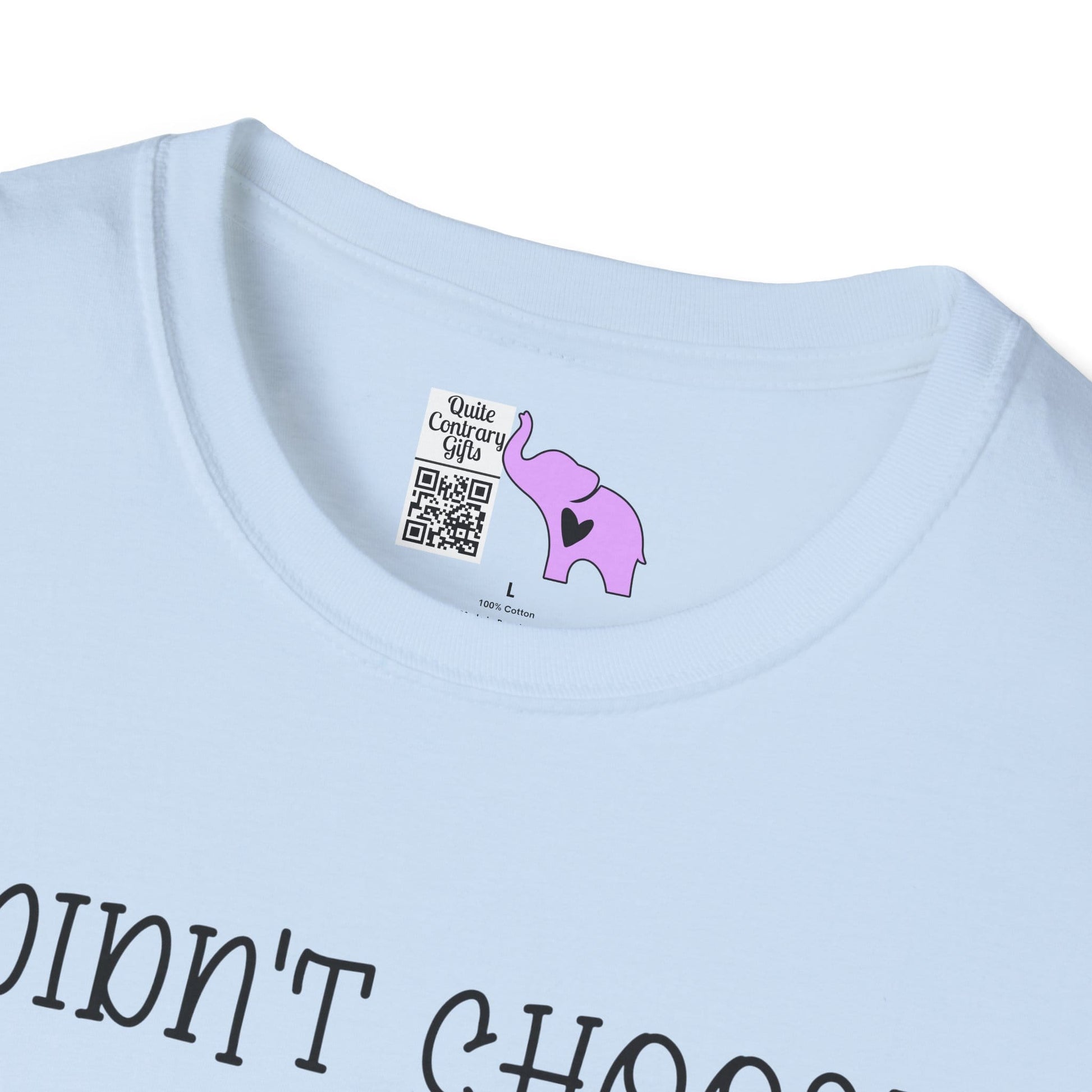 I Didn't Choose The Crazy Cat Lady Life, It Chose Me Adult T-shirt