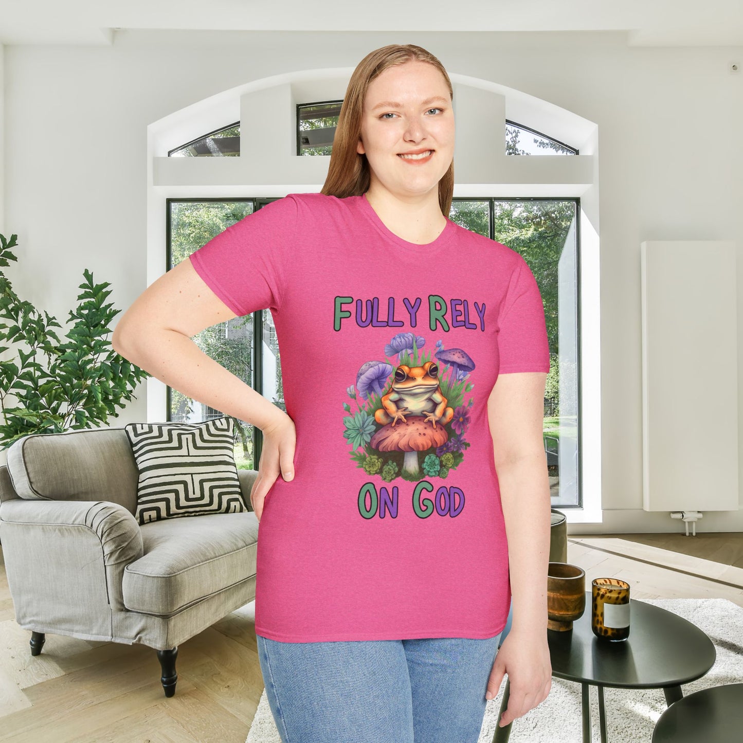Fully Rely on God FROG Adult T-shirt