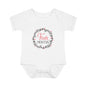 Pink Milestone Wreath Onesie-Four Months