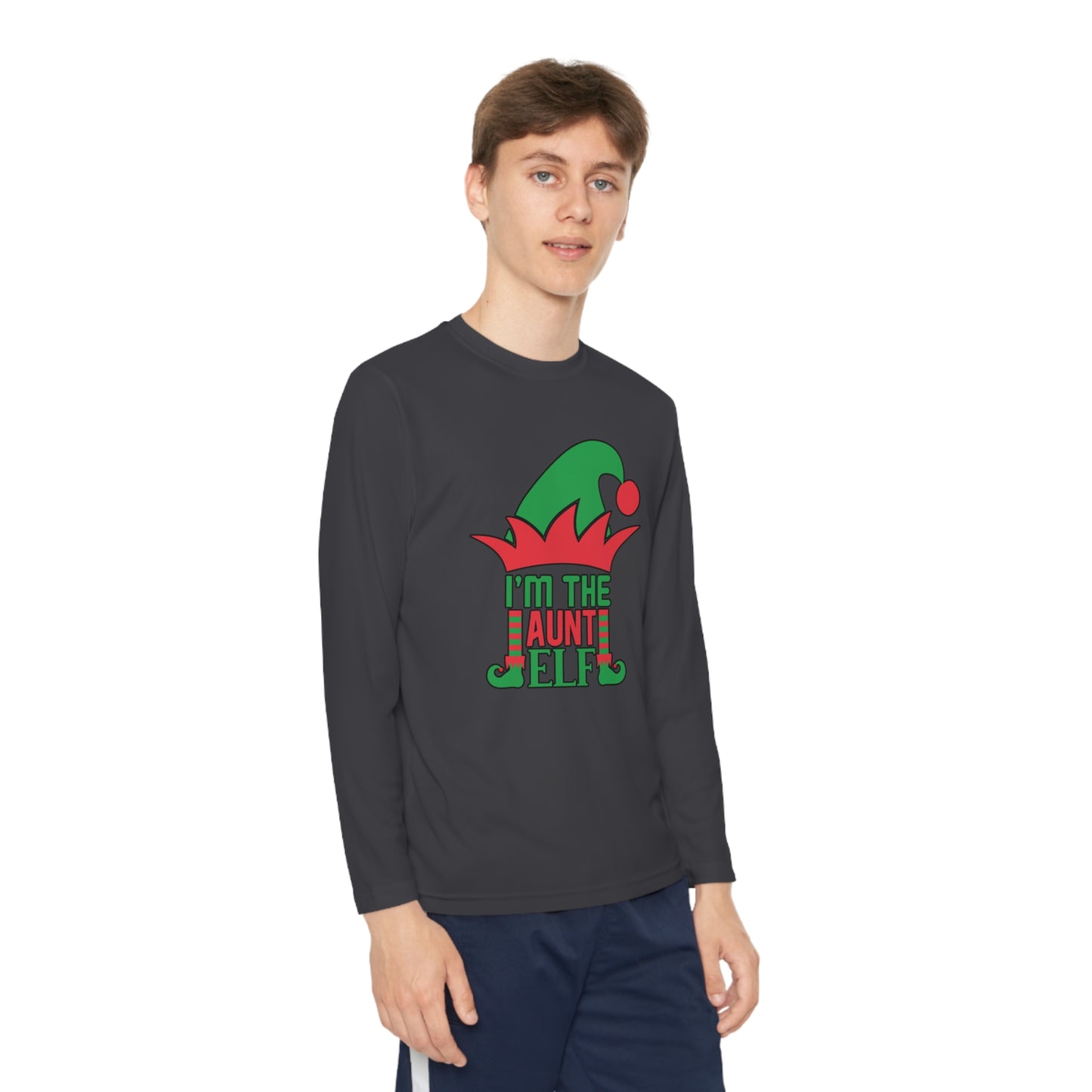 I'm The Aunt Elf Youth Long Sleeve Tee