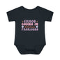 Chaos Comes In Small Packages Baby Rib Bodysuit