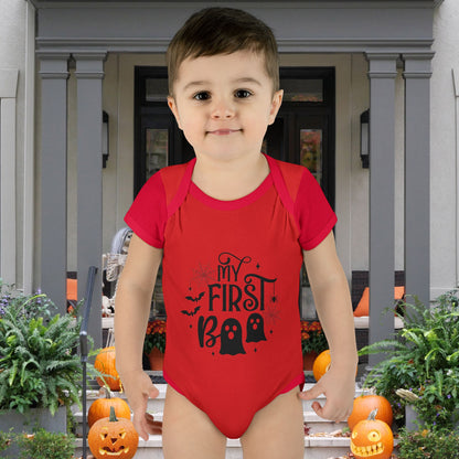 My First Boo Infant Baby Rib Bodysuit