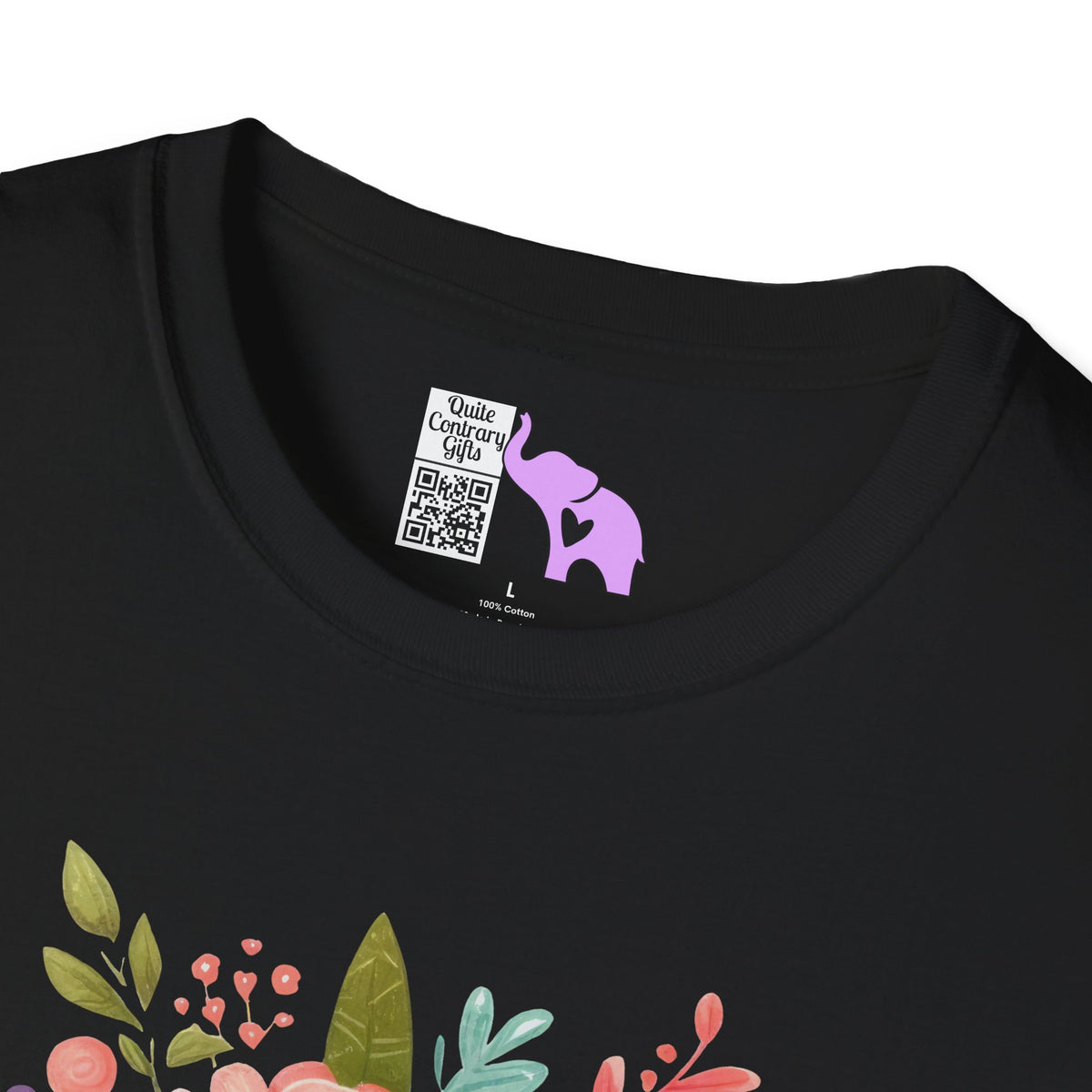 Booktrovert (Floral) Adult T-shirt