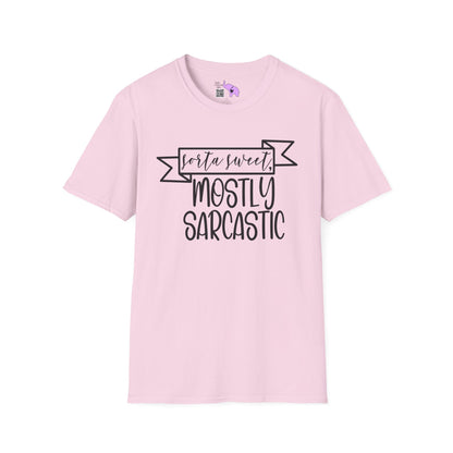 Sorta Sweet Mostly Sarcastic Adult T-shirt