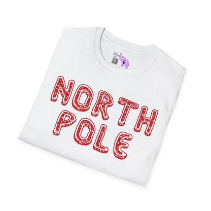 North Pole Adult T-shirt