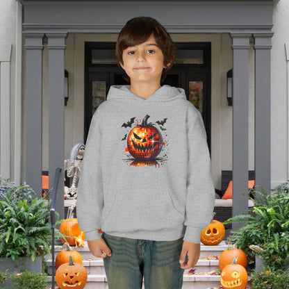 Halloween Disco Pumpkin Youth Heavy Blend Hooded Sweatshirt