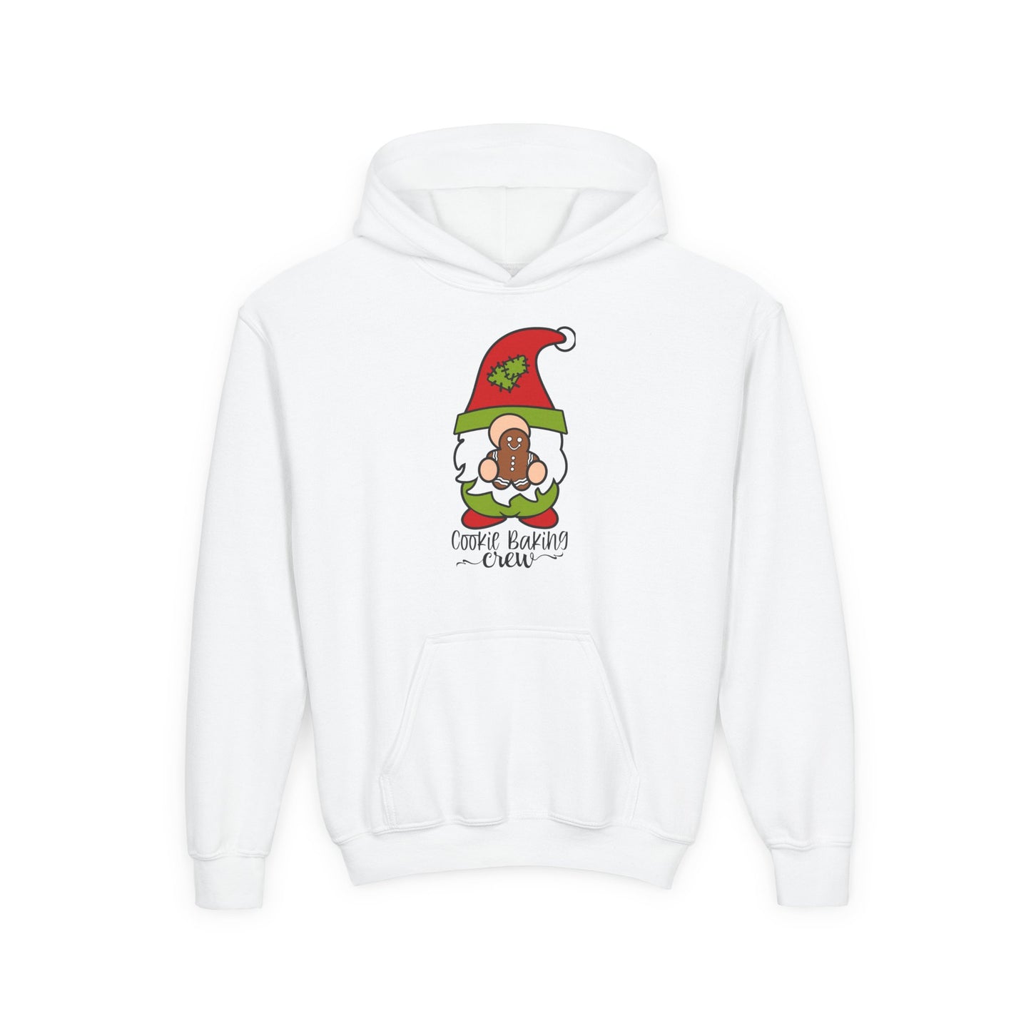 Cookie Baking Crew Gnome Youth Hoodie