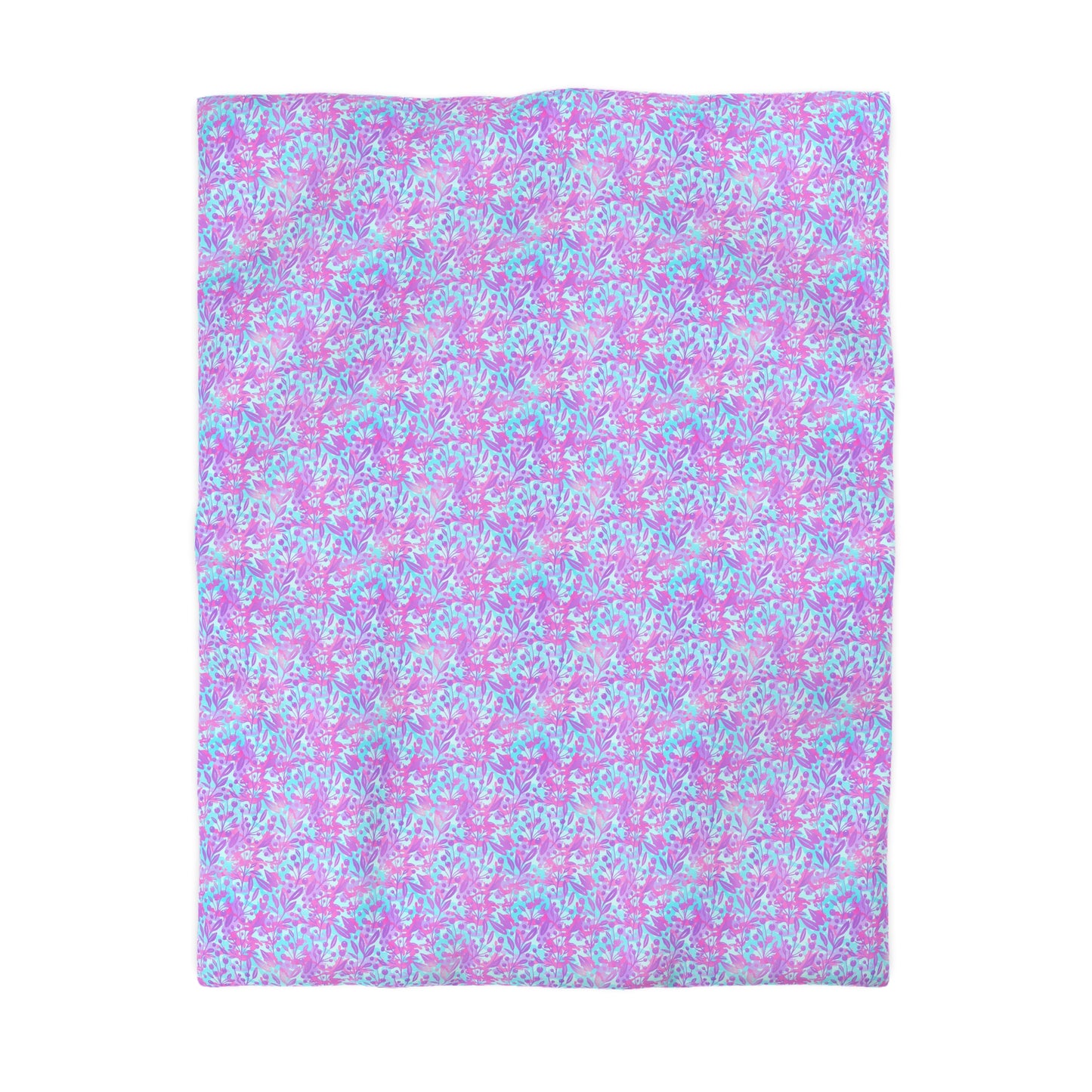 Sweet Berry Bloom Microfiber Duvet Cover