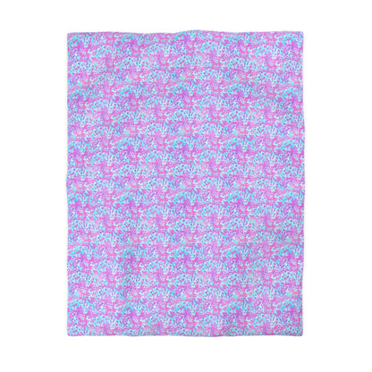 Sweet Berry Bloom Microfiber Duvet Cover