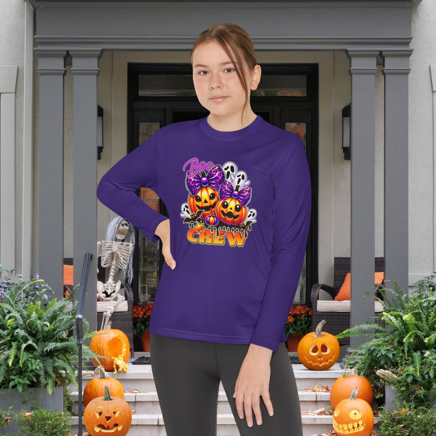 Boo Crew Youth Long Sleeve Tee