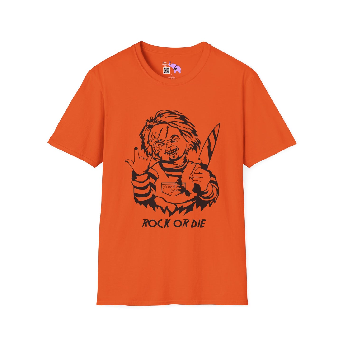 Chucky Rock or Die Adult T-shirt
