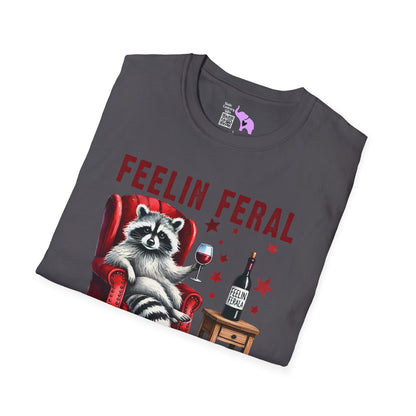 Feelin Feral (Wine) Adult T-shirt