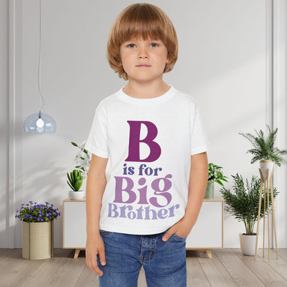 B is for Big Brother Heavy Cotton™ Toddler T-shirt