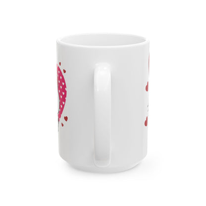 Hello Kitty Valentine Ceramic Mug, (11oz, 15oz)