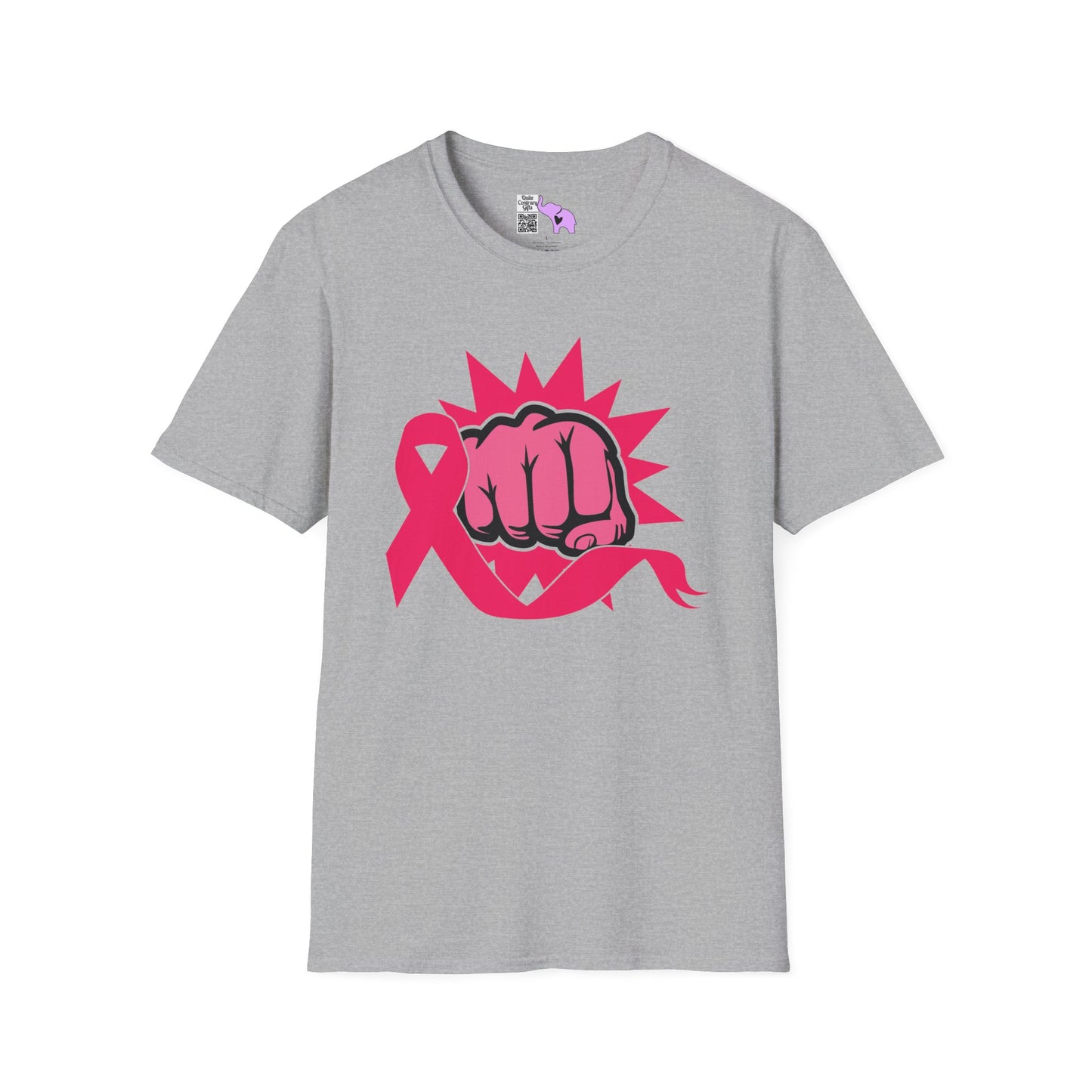 Breast Cancer Warrior Punch Adult T-shirt