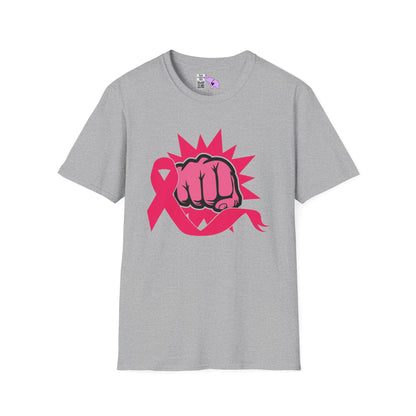 Breast Cancer Warrior Punch Adult T-shirt