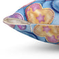 Color Pop Stitched Hearts Throw Pillow
