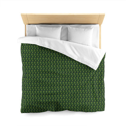 Emerald Canopy Frogs Microfiber Duvet Cover