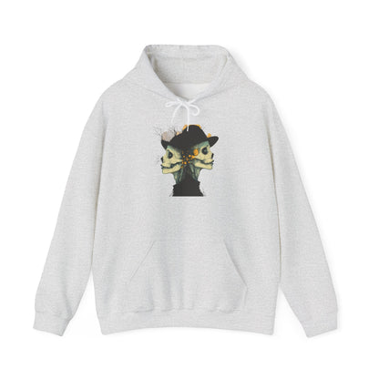 Creepy Skull Witches Heavy Blend™ Hooded Sweatshirt